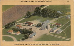 Well Improved Farms Dot the Kansas Landscape Postcard Postcard Postcard