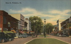 Main Street Wellsboro, PA Postcard Postcard Postcard