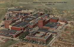 Armstrong's General Offices and Linoleum Plant Lancaster, PA Postcard Postcard Postcard