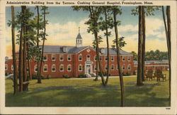 Cushing General Hospital Framingham, MA Postcard Postcard Postcard