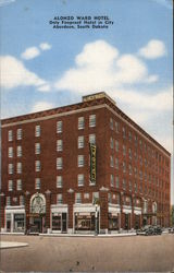 Alonzo Ward Hotel Aberdeen, SD Postcard Postcard Postcard