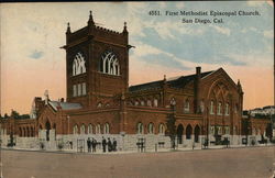 First Methodist Episcopal Church Postcard