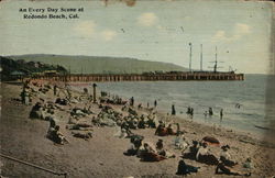 Beach Scene Postcard