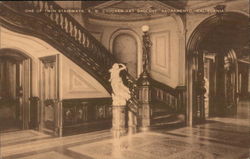 E. B. Crocker Art Gallery - Staircase Sacramento, CA Postcard Postcard Postcard