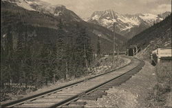 Entrance to Roger's Pass British Columbia Canada Postcard Postcard Postcard