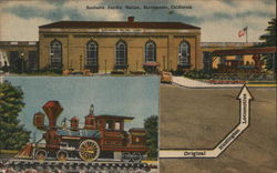 Southern Pacific Station Sacramento, CA Postcard Postcard Postcard