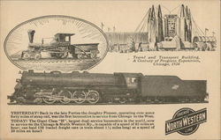 Chicago & North Western Line Postcard