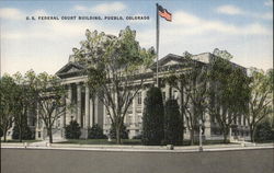 U.S. Federal Court Building Postcard