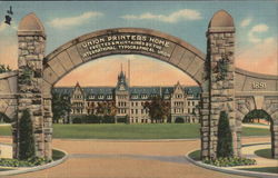 Vista of the Union Printers Home Postcard