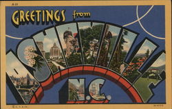 Greetings From Asheville, North Carolina Postcard Postcard Postcard