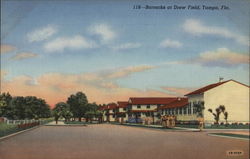 Barracks at Drew Field Postcard