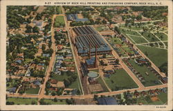 Airview of Rock Hill Printing and Finishing Company South Carolina Postcard Postcard Postcard