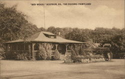 "Red Wood," The Pocono Fairyland Postcard