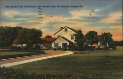 Sea Island Golf Clubhouse, Sea Island Saint Simons, GA Postcard Postcard Postcard