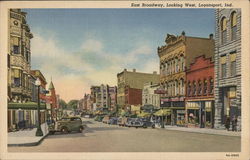 East Broadway Looking West Postcard