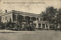 Main Office, Canada Power and Paper Corporation Postcard