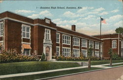 Anniston High School Alabama Postcard Postcard Postcard