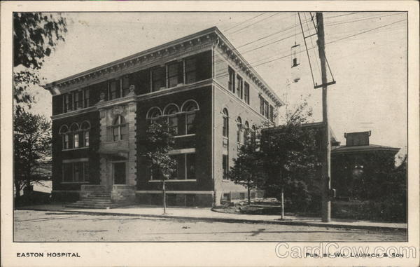 Easton Hospital Pennsylvania Postcard