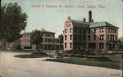 Library & Company 16 - Soldier's Home Postcard