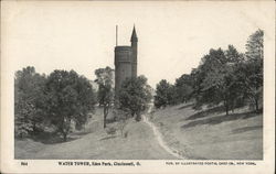 Water Tower, Eden Park Cincinnati, OH Postcard Postcard Postcard