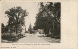 Woodcock Cemetery, Washington St., South, No. Postcard