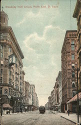 Broadway from Locust, North East Postcard