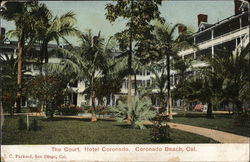 The Court at Hotel Coronado San Diego, CA Postcard Postcard Postcard