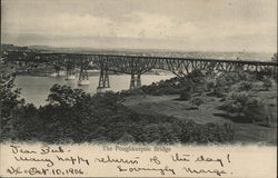 The Poughkeepsie Bridge Postcard