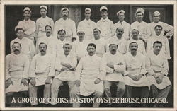 Boston Oyster House - Group of Cooks Chicago, IL Postcard Postcard Postcard