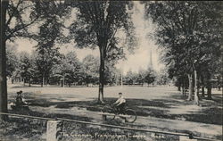 View of The Common Framingham, MA Postcard Postcard Postcard