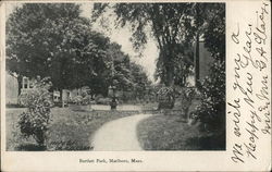 Bartlett Park Marlboro, MA Postcard Postcard Postcard