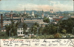 Hudson from Bellevue Massachusetts Postcard Postcard Postcard