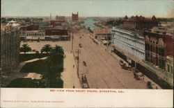 View from Court House Postcard