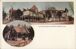 Soda Springs and Cliff House Manitou, CO Postcard Postcard Postcard