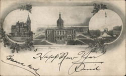 Peoria Multi-View Postcard