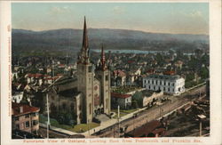 Panorama View of City, Looking East From Fourteenth and Franklin Sts. Postcard