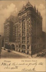 The Women's Temple Chicago, IL Postcard Postcard Postcard