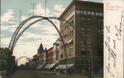 West Side Square Postcard