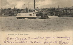 View of Town from Fishkill Newburgh, NY Postcard Postcard Postcard