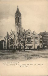 Calvary M E Church Postcard