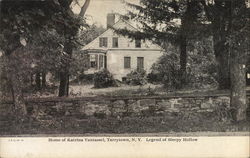 Home of Katrina Vantassel, Legend of Sleepy Hollow Tarrytown, NY Postcard Postcard Postcard