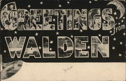 Greetings from Walden New York Postcard Postcard Postcard