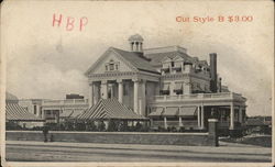 Cut Style B $3.00 Casino Arverne Postcard