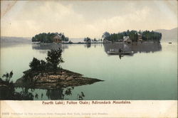 Fourth Lake; Fulton Chain; Adirondack Mountains Postcard