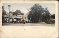 Main Street Depot Postcard