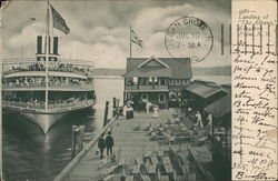 Landing of "The Albany" Postcard