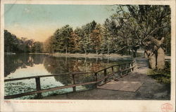 The Lake, Vassar College Postcard