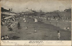 Beach and Parkway Baths, Brighton Beach New York, NY Postcard Postcard Postcard