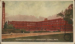 Hood's Sarsaparilla Laboratory Postcard