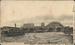 Pennsylvania R.R. Depot & Ferry Jersey City, NJ Postcard Postcard Postcard